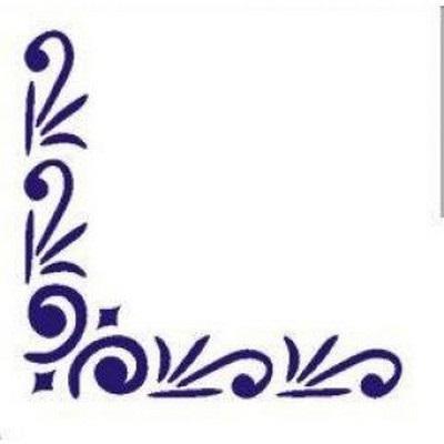 Opakowanie Szablon zmywalny narożny 12x15cm