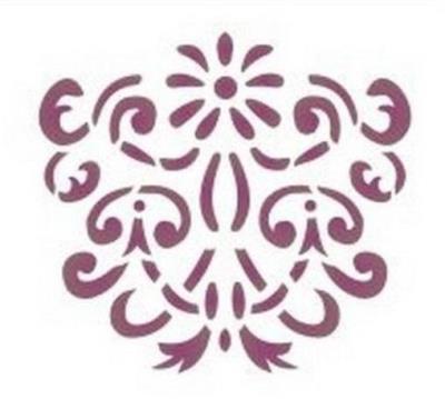 Opakowanie Szablon zmywalny ornament 12x15cm 0,5mm