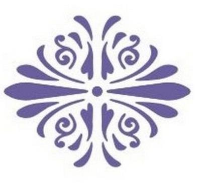 Opakowanie Szablon zmywalny ornament 12x15cm 0,5mm