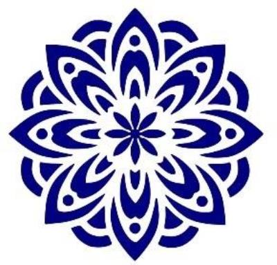 Opakowanie Szablon zmywalny ornament A4 20x30cm