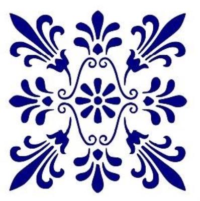 Opakowanie Szablon zmywalny ornament A4 20x30cm