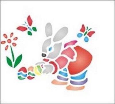 Opakowanie Szablon zmywalny wielkanocny 12x15cm