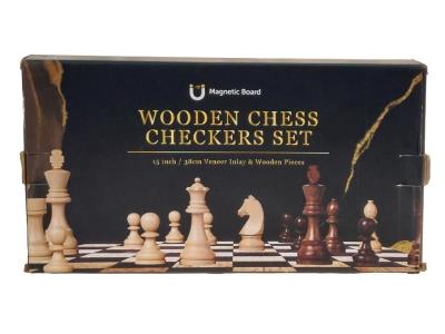 Szachy drewniane. Wydawca: ADAR. SmakLiter.pl Opakowanie Szachy drewniane