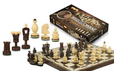 Szachy inkrustowane. Wydawca: Rafał Magiera. SmakLiter.pl Opakowanie Szachy inkrustowane