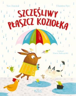 Szczęśliwy płaszcz Koziołka. Autor: Tommaso Percivale. SmakLiter.pl Okładka książki Szczęśliwy płaszcz Koziołka
