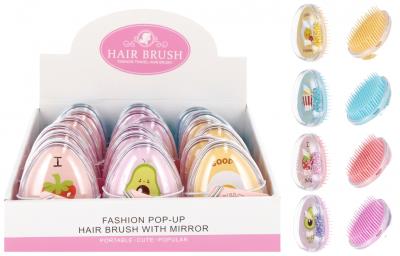 Opakowanie Szczotka do włosów 9cm 1szt.mix