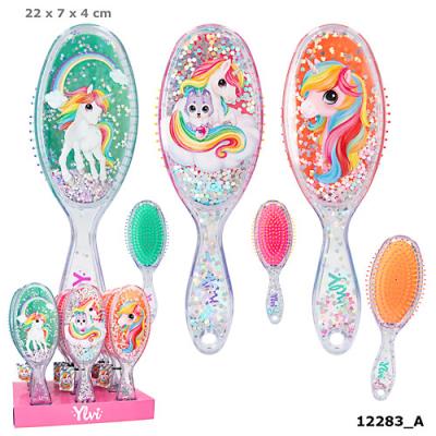 Opakowanie Szczotka do włosów Ylvi Jednorożec 3 wzory 12283A
