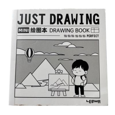 Szkicownik 100x100/80K Chłopiec w górach. Wydawca: incood.. SmakLiter.pl Opakowanie Szkicownik 100x100/80K Chłopiec w górach