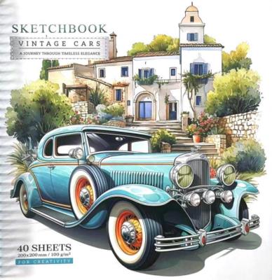 Opakowanie Szkicownik 200x200/40K gładki Samochód FRESH