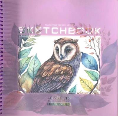 Opakowanie Szkicownik 200x200/40K gładki Sowa FRESH