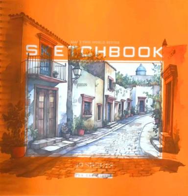 Opakowanie Szkicownik 200x200/40K gładki Ulica FRESH