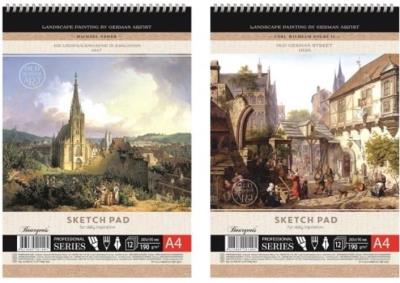 Opakowanie Szkicownik A4 koło 12 kartek 190g/m2