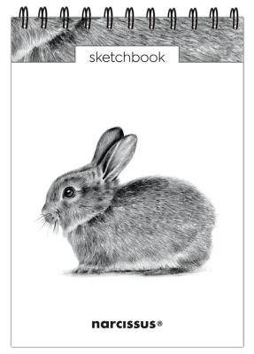 Szkicownik A5/60K na spirali - Królik. Wydawca: Narcissus. SmakLiter.pl Opakowanie Szkicownik A5/60K na spirali - Królik