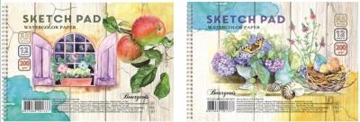 Opakowanie Szkicownik A5 koło 12 kartek 200g/m2