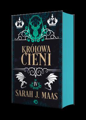Szklany Tron T.4 Królowa Cieni. Autor: Maas Sarah. SmakLiter.pl Okładka książki Szklany Tron T.4 Królowa Cieni