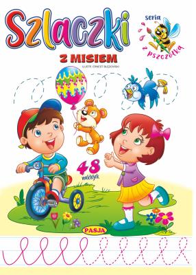 Szlaczki z misiem. Autor: Kruszewski Włodzimierz, Ernest Błędowski. SmakLiter.pl Okładka książki Szlaczki z misiem