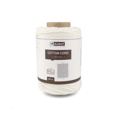 Opakowanie Sznurek bawełniany 1,8mm 50m biały D.RECT