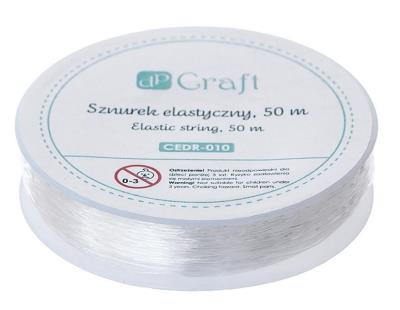 Opakowanie Sznurek elastyczny do koralików 0,45mm x 50m