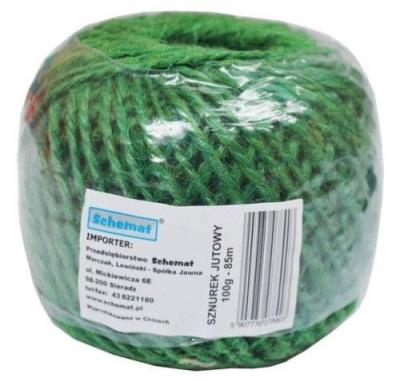 Opakowanie Sznurek jutowy zielony 90g 100m