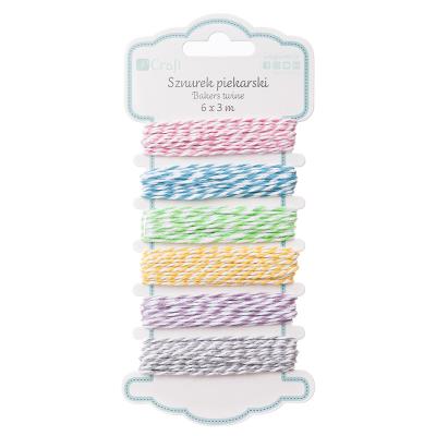 Opakowanie Sznurek piekarski pastel 6 x 3 m