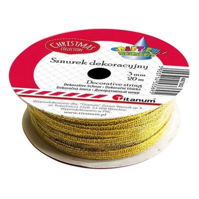 Opakowanie Sznurek-wstążka złoty