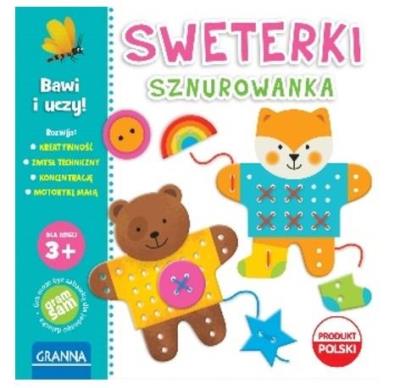 Sznurowanka - Sweterki GRANNA. Wydawca: Granna. SmakLiter.pl Opakowanie Sznurowanka - Sweterki GRANNA