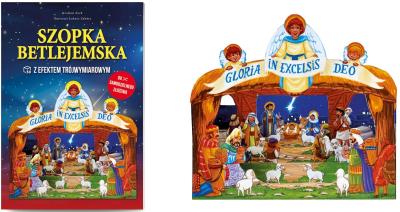 Szopka Betlejemska z efektem trójwymiarowym. Autor: Jarosław Zych. SmakLiter.pl Okładka książki Szopka Betlejemska z efektem trójwymiarowym