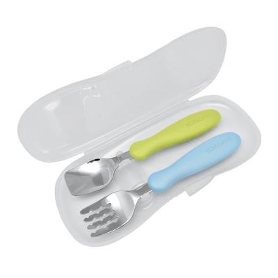 Opakowanie Sztućce z etui kiwi/sky