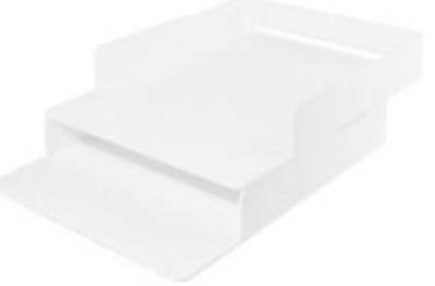Opakowanie Szuflady na dokumenty kuwetki 2szt biały