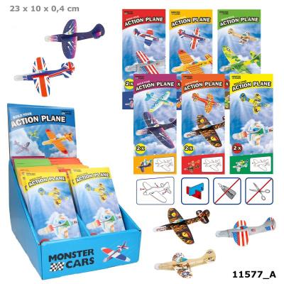 Opakowanie Szybowce piankowe składane Monster Cars 1 szt. mix wzorów 11577A