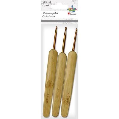 Opakowanie Szydełka metalowe 135/140mm 3szt złote