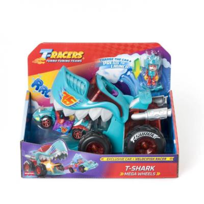 T-Racers S - Mega Wheels - T-Shark. Wydawca: Magic Box Toys Polska. SmakLiter.pl Opakowanie T-Racers S - Mega Wheels - T-Shark