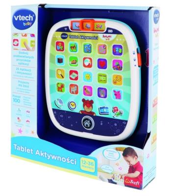 Tablet Aktywności Bobaski i Miś. Wydawca: Vtech. SmakLiter.pl Opakowanie Tablet Aktywności Bobaski i Miś