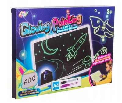 Opakowanie Tablica 2w1 suchościeralna, malowanie światłem