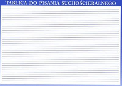 Tablica do pisania suchościeralnego. Wydawca: Literat. SmakLiter.pl Opakowanie Tablica do pisania suchościeralnego