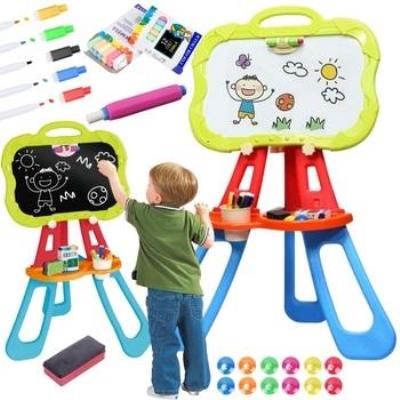 Opakowanie Tablica dwustronna suchościeralna + magnesy