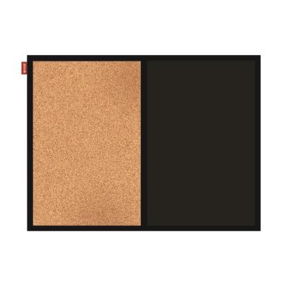 Opakowanie Tablica korkowa kredowa magnetyczna DUO MEMOBE czarna 60x40 cm