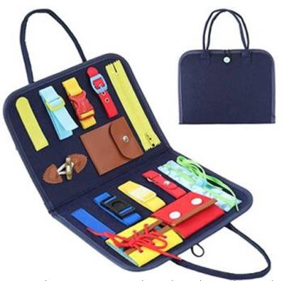 Opakowanie Tablica manipulacyjna z portfelikami nauka zapinania teczka filcowa