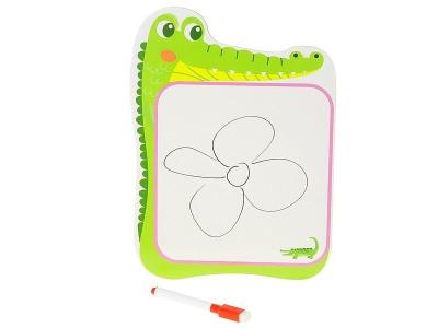 Opakowanie Tablica suchościeralna drewniana z flamastrem