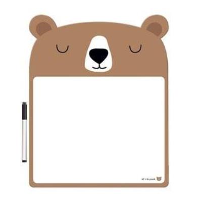 Opakowanie Tablica suchościeralna Miś