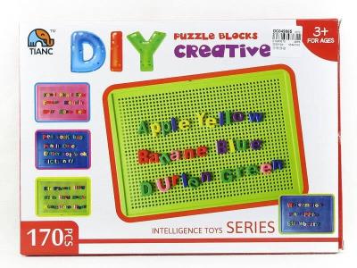 Opakowanie Tablica z dziurkami + literki