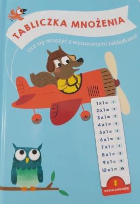 Tabliczka mnożenia z wysuwanymi kartami. Autor:   Praca zbiorowa. SmakLiter.pl Okładka książki Tabliczka mnożenia z wysuwanymi kartami