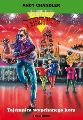 Tajemnica wypchanego kota T.12. Autor: Chandler Andy. SmakLiter.pl Okładka książki Tajemnica wypchanego kota T.12