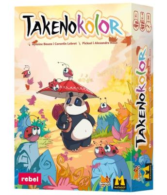 Takenokolor REBEL. Wydawca: Rebel. SmakLiter.pl Opakowanie Takenokolor REBEL