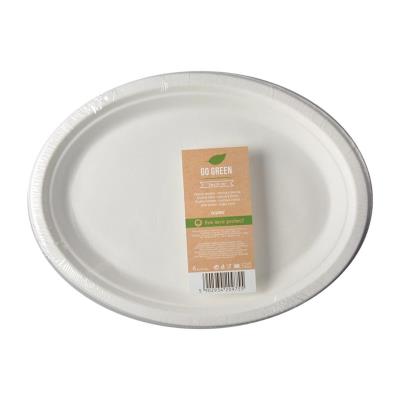 Opakowanie Talerze owalne trzcina cukrowa 26x19cm 6szt
