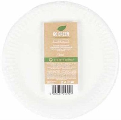 Opakowanie Talerze papierowe 18cm 10szt