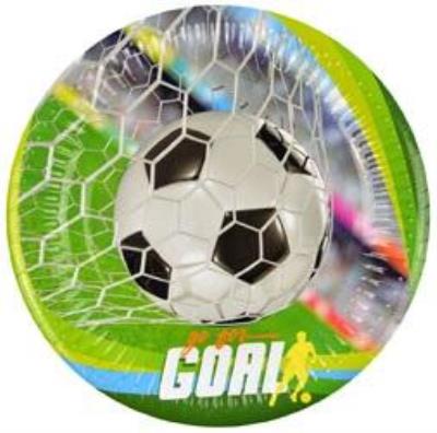 Opakowanie Talerze papierowe Gol! 18cm 8szt