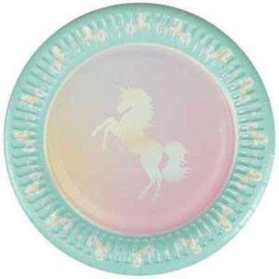 Opakowanie Talerze papierowe Jednorożec 8szt