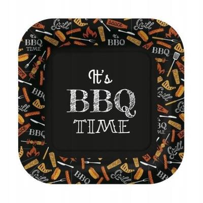 Opakowanie Talerze papierowe kwadratowe eko 23cm 10szt