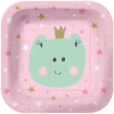 Opakowanie Talerze papierowe kwadratowe eko 23cm 10szt